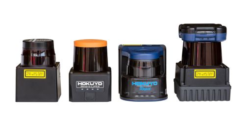 Acroname Hokuyo Graphical Comparison of Size front view