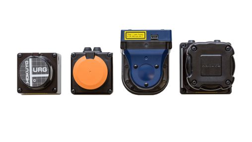 Acroname Hokuyo Graphical Comparison of Size top view