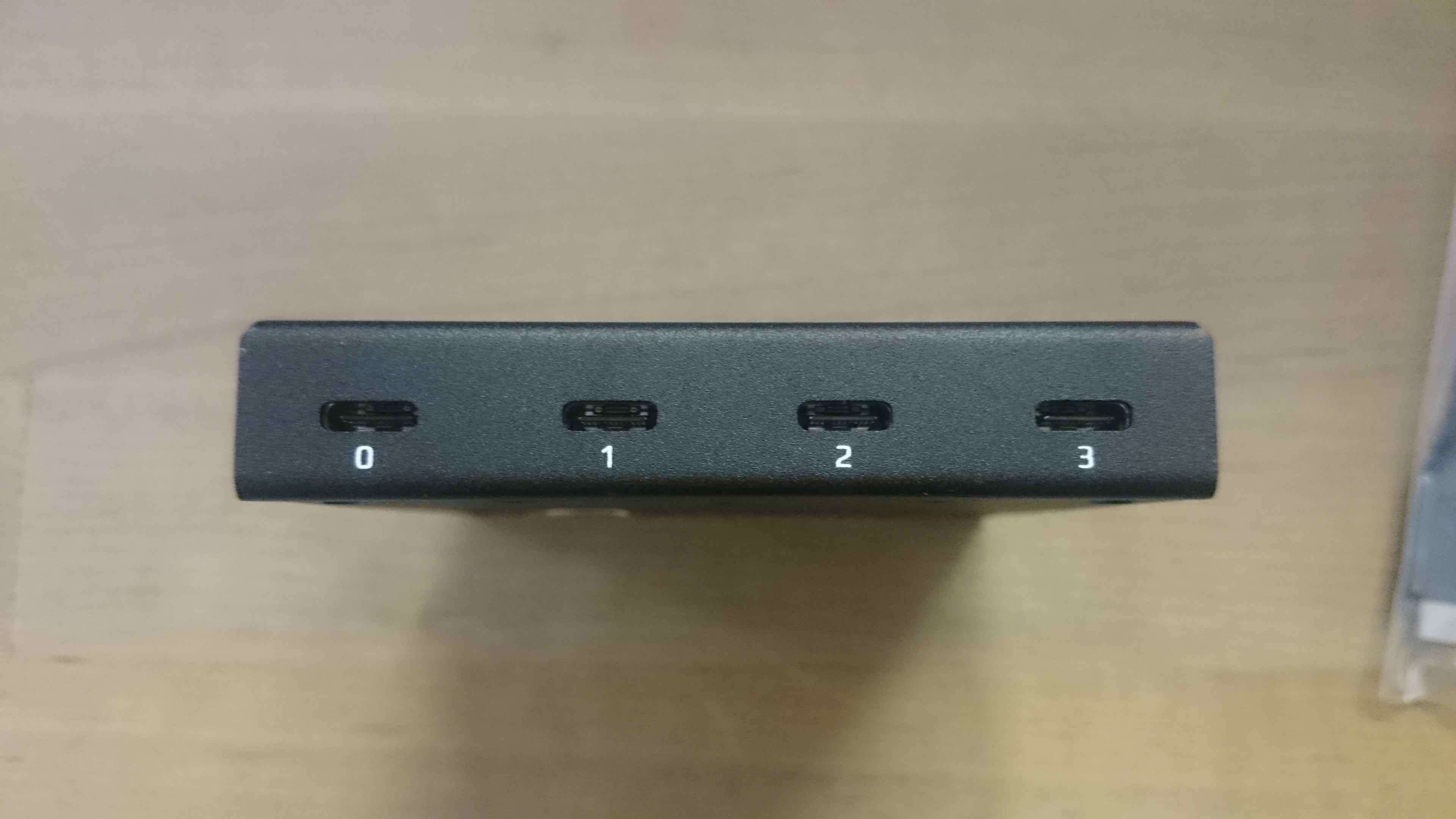 USB-C-Switch front panel