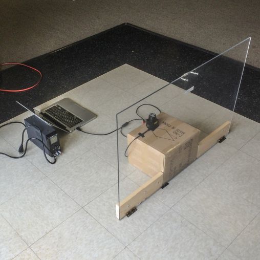 Acroname Hokuyo Indoor Acrylic Test Setup